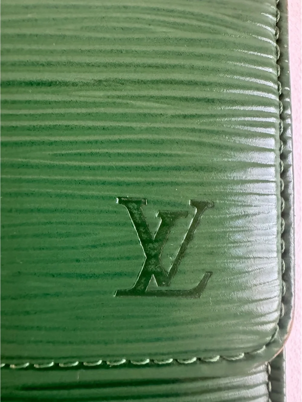 Louis Vuitton Porte-Trésor International Wallet Green Epi Leather Spain COA